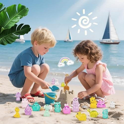 200pcs Multicolor Mini Resin Animals Luminous Tiny Ducks Figures for Micro Fairy Garden Accessories Micro Landscape Ornaments DIY Mini Garden Outdoor Decor Dinosaur Rabbit Flamingo Owls Ocean Animal thumbnail 2