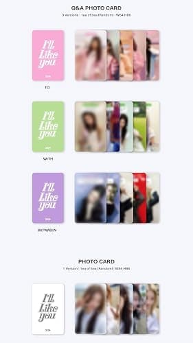 ILLIT 2nd Mini Album [I'LL LIKE YOU] GLLIT (Random Version) Photocards Keyring thumbnail 4