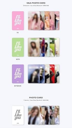 ILLIT 2nd Mini Album [I'LL LIKE YOU] GLLIT (Random Version) Photocards Keyring thumbnail 4