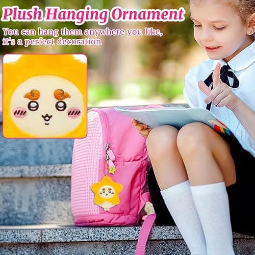 Chikawa Keychain for Backpack Kawaii Usagi Plush Anime Keychain Plush thumbnail 4