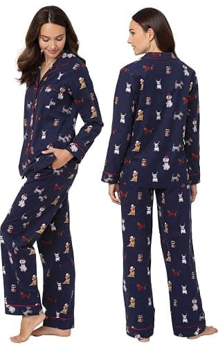 PajamaGram Winter Pajamas For Women - Flannel Pajamas Women thumbnail 3