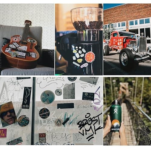 LINZZE ONESHAW Fishing Stickers Pack Waterproof Vinyl Bumper Decals Perfect for Laptop Car Skateboard Water Bottle Hard hat Scrapbook Travel Case Guitar Luggage Motorbikes (50-Pcs Fishing) - 50pcs Fishing thumbnail 7