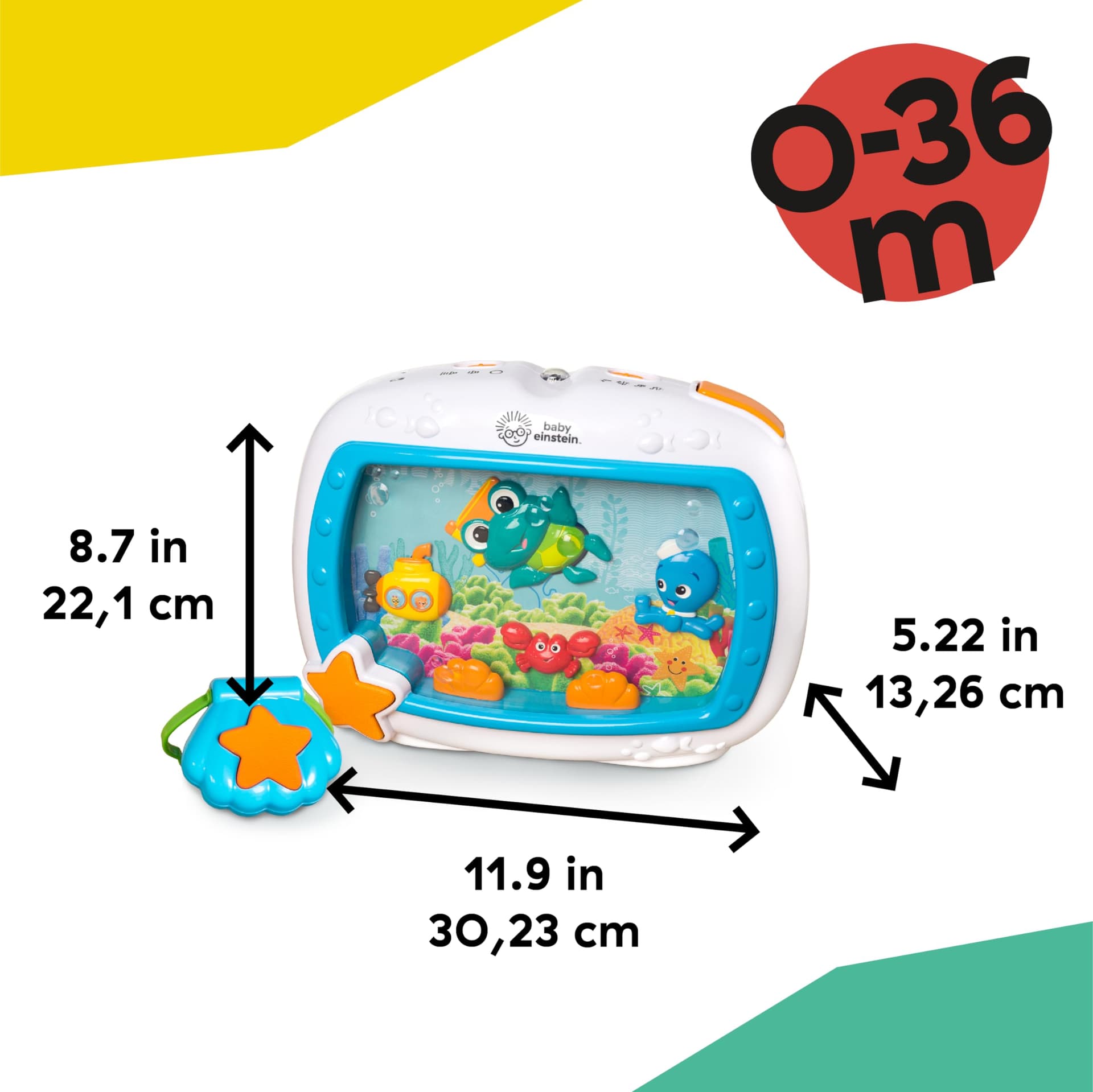 Baby Einstein Sea Dreams Soother Musical Crib Toy and Sound Machine, Newborn and up thumbnail 10