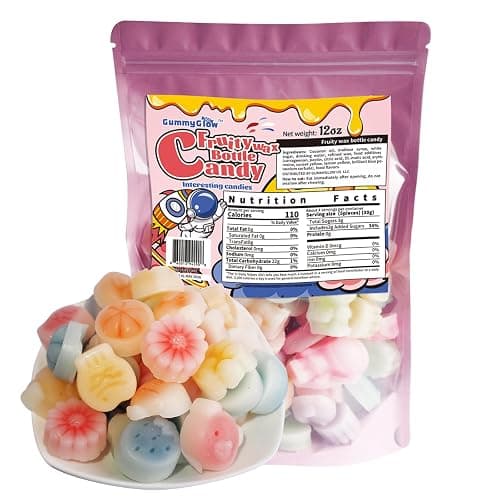Gummy Glow Wax Candy 12oz Bulk Pack, Retro Chewy Wax Candies for Old School Candy Lovers with 55-65 Pieces & 5 Flavors, Nostalgic Sweet Treats thumbnail 9