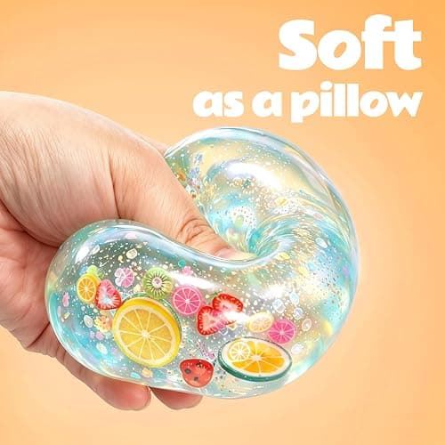 Squishy Bottle Toy, Slow Rising Fruit Sensory Balls | Low odor, Smooth Surface Squishes for Teens Adults，Satisfying Sensory Play, Novelty Gifts Party Favors thumbnail 3