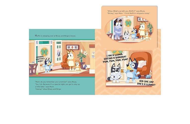 Bluey: The Sleepover: A lift-the-flap picture book thumbnail 3