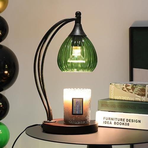 Candle Warmer Lamp, Electric Candle Warmer with Timer Dimmer - for Scented Jar Candles - Melter Lamp for Housewarming Gifts New Home Decor thumbnail 5