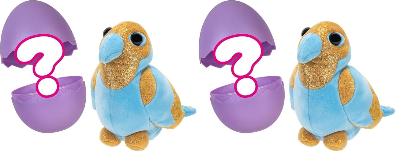 Adopt Me! 5” Surprise Plush - 12 Styles - Series 5 - Exclusive Virtual Item Code Included - Fun Collectible Toys for Kids Featuring Your Favorite Pets, Ages 6+ (Pack of 2) thumbnail 2