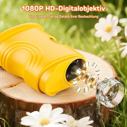 1000X Digital Handheld Microscope for Kids with 2.0" IPS Screen, Easter Gifts Portable STEM Science Lab Toy, Rechargeable Pocket Microscope Educational Gift for Boys & Girls Age 4-6 8-12, Orange thumbnail 8