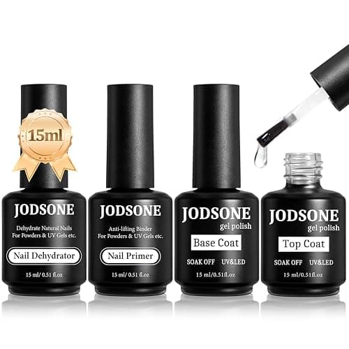 JODSONE 15ML Nail Primer Base Coat Top Coat Glossy Quick Drying Durable DIY Nail Art Design Long Lasting Gift - Image 1