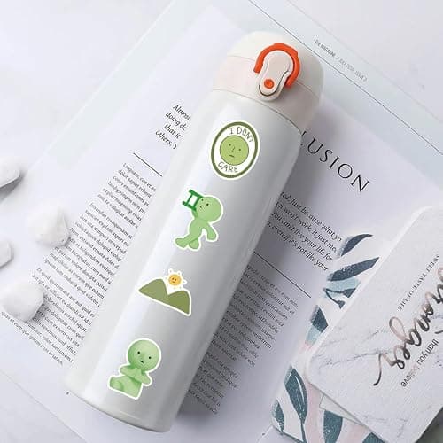 jixiejumo Smiski Stickers 50 Pcs, Cartoon Waterproof Vinyl Sticker Merch, Perfect for Water Bottles, Laptops, Gifts - SmiskiStickers thumbnail 2