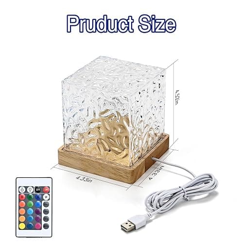 LETOUR Ocean Lamp Luminorthe Cube Lamp Northern Lights Projector 16 Colors & 30 Modes Wave Night Light for Kids, Ceiling Projector for Bedroom/Party/Game Rooms thumbnail 6