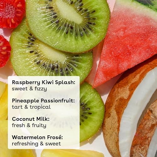 eos 100% Natural Lip Balms- Coconut Milk, Pineapple Passionfruit, Watermelon Frosé & Raspberry Kiwi Splash, All-Day Moisture Lip Care, 0.14 oz, 4-Pack thumbnail 2