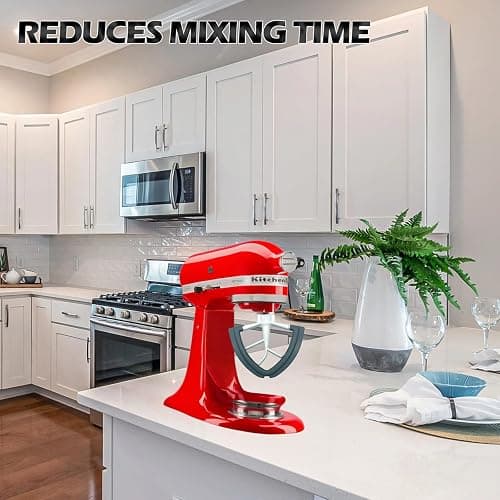 Flex Edge Beater for KitchenAid 4.5/5 QT Tilt Head Stand Mixer Kitchen Aid Mixer Accessory,With Silicone Edges For Kitchen Aid Accessories and Attachments thumbnail 5