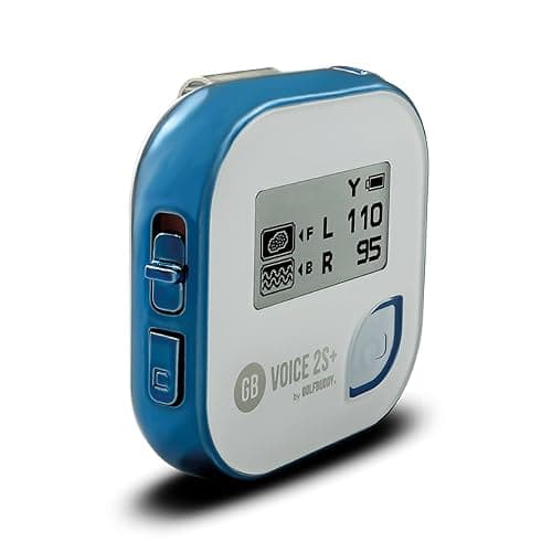 GolfBuddy Voice 2S+ Talking GPS Golf Rangefinder Black/Silver thumbnail 2