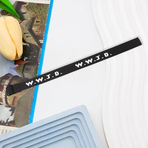 SKYFUN WWJD Bracelets Webbing What Would Jesus Do Bracelet for Men Women Adjustable Christian Woven Wristbands Bulk Religious Jewelry Accessories Gifts thumbnail 7