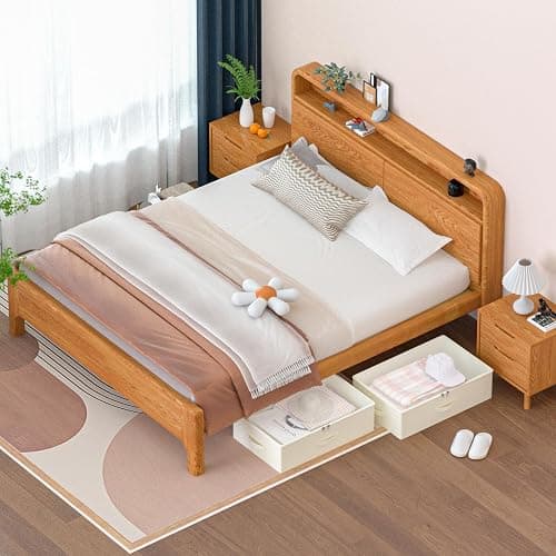 EE-RoomWorld Under Bed Storage with Wheels, No Assemble Required 10 inches height Under Bed Storage bins,Large capacity Rolling Under bed Shoe Storage containers，dorm under bed storage drawers thumbnail 5