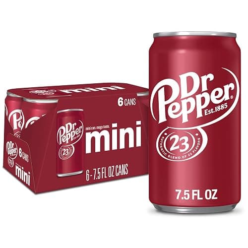DR PEPPER - MINI CANS, 7.5 OZ, 6 PK - Image 1