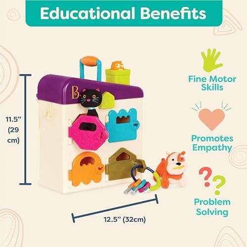 B. toys - Toy Vet Set For Toddlers, Kids - Pet Care Set - Pretend Play Set - Vet Clinic, Tools, Plush Toys - 2 years + - Pet Vet thumbnail 3