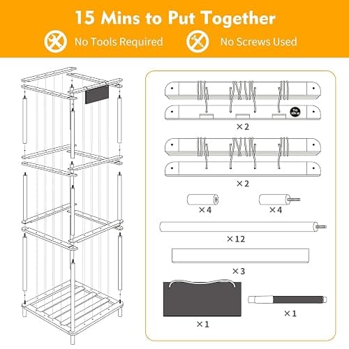 BEINGMATE Care Large Stuffed Animal Storage Organizer, Wooden Stuffed Animal Storage Zoo, Toy Holder, Space Saving Toy Zoo for Kidroom, Playroom, Kid’s Gift, Nature thumbnail 6