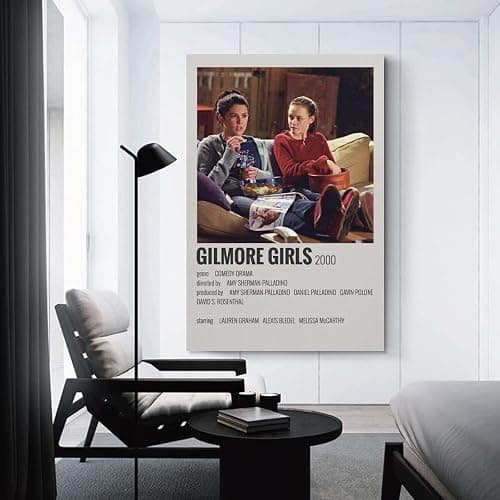 ENZD Gilmore Girls Tv Show Poster Posters for Room Aesthetic 90s Canvas Art Poster and Wall Art Picture Print Modern Family Bedroom Decor Posters 12x18inch(30x45cm) thumbnail 3