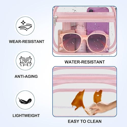 COK Clear Bag for Stadium Events Crossbody Bags for Women and Men | Transparent Purse with Adjustable Strap for Concerts Festivals Game Day thumbnail 6