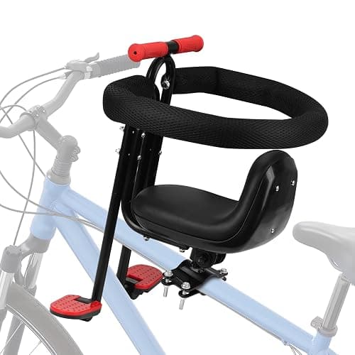 Ercabikker Child Bike Seat - Front Mount, Kids Bike Seat for Adult Bike, Baby Bike Seat Front Mounted, Toddler Bike Seat for Children 1~5 Years - Image 1