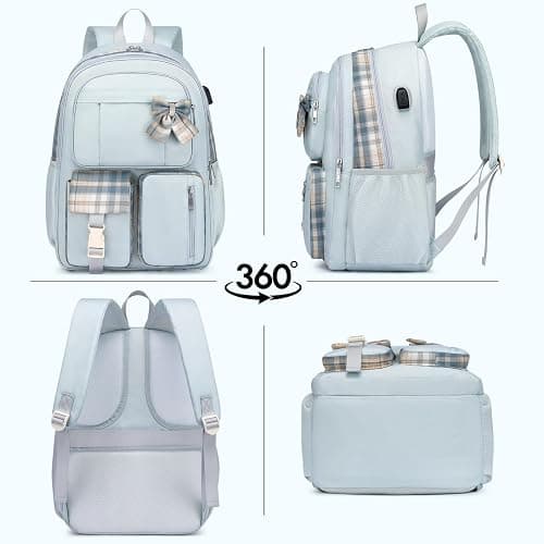Bagsupra School Backpack for Teen Girls,Bookbag Cute Schoolbag Women for Middle High School College Student thumbnail 4