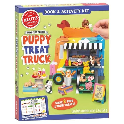 KLUTZ Mini Clay World Puppy Treat Truck Craft Kit - Image 1