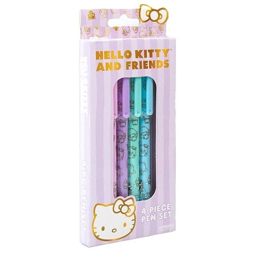 Horizon Group USA Hello Kitty & Friends 4-Piece Pen Set, My Melody, Kuromi, School and Office Supplies, Stationery thumbnail 8