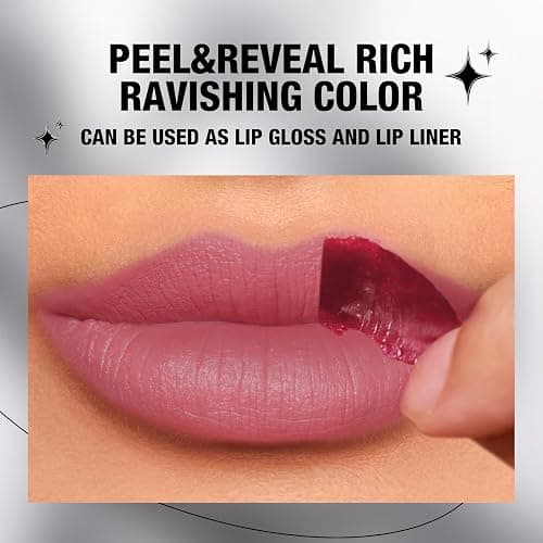 LANGMANNI Long-Lasting Peel Off Lip Liner Set, Waterproof & Smudge-Proof Matte Lip Liners Gift Makeup For Girls（#3） thumbnail 9