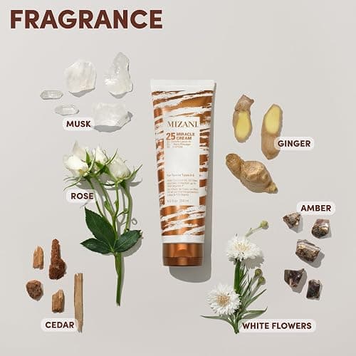 Mizani 25 Miracle Leave-In Curl Cream - Anti-Frizz Heat Protectant, Adds Lightweight Moisture & Softness, With Coconut Oil, For Natural & Curly Hair thumbnail 7