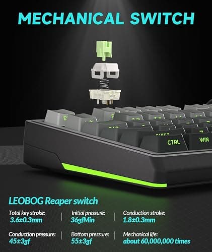SOLAKAKA KI99 Pro 96% Wireless Mechanical Keyboard, RGB Gaming Keyboard, Hot-Swappable Pre-Lubed Switches, Gasket Structure Creamy Keyboards (Gradient-Black, Non-Silent Version) thumbnail 5