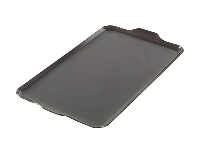 Nordic Ware Two Burner Griddle, 10.3 x 17.4 inches, Non-Stick, Black - Image 1