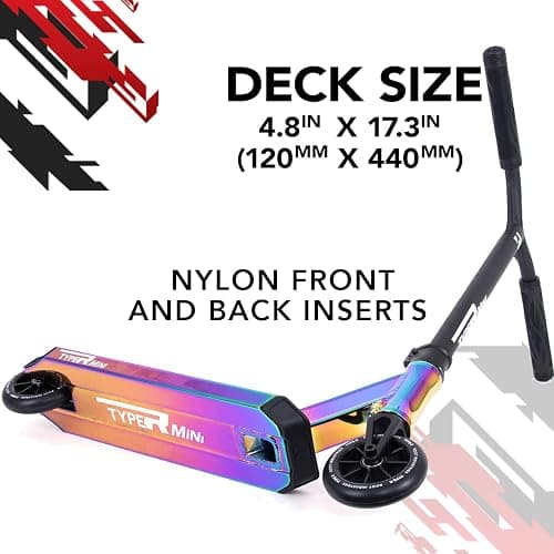 Type R Mini Professional Scooter - Pro Scooters for Small Kids - Short Scooter Deck and Handlebars, 110mm Pro Scooter Wheels - Awesome Colors - Ready 2 Ride Trick Scooter thumbnail 4