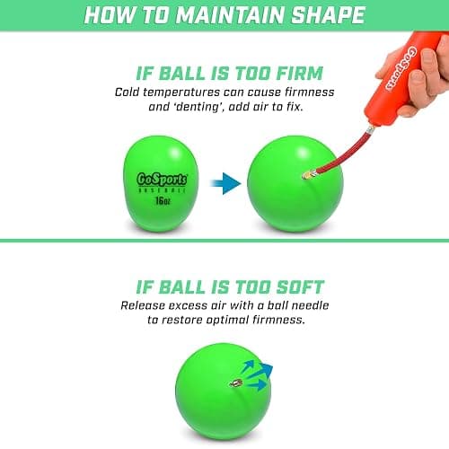 GoSports Weighted Training Balls - Choose Baseball or Softball - Hitting & Pitching Training for All Skill Levels - Improve Power and Mechanics thumbnail 6