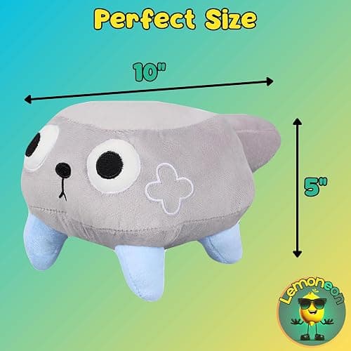 Lemoneon Dandy's World Plush 10" Pebble Plush Stuffed Figure Pillow for Video Game Fans Room Decor thumbnail 2