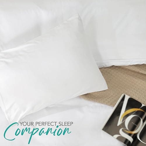 Utopia Bedding Duvet Cover Set with Pillowcases - 3 Pieces Bedding Duvet Cover with Zipper Closure - 1 Duvet Cover with 2 Pillowcases - Soft Brushed Microfiber (Full, White) thumbnail 7
