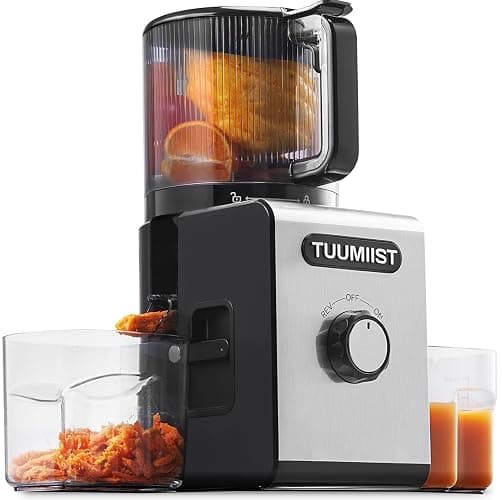 Cold Press Juicer Machines – 6.5'' Large Feed Chute for Whole Fruits & Vegetables, High Juice Yield, Easy To Clean - Image 1