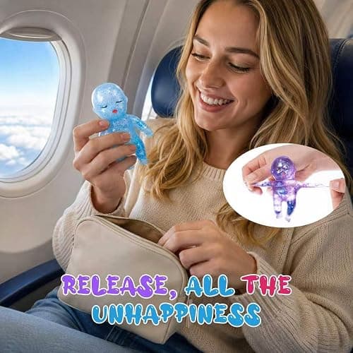3Pcs Baby Squishy Stress Toy Slow Rising Transparent Squeeze Soft Stretchy Fidget Toy for Anxiety Relief Cute Sensory Squishies Novelty Party Favor thumbnail 5