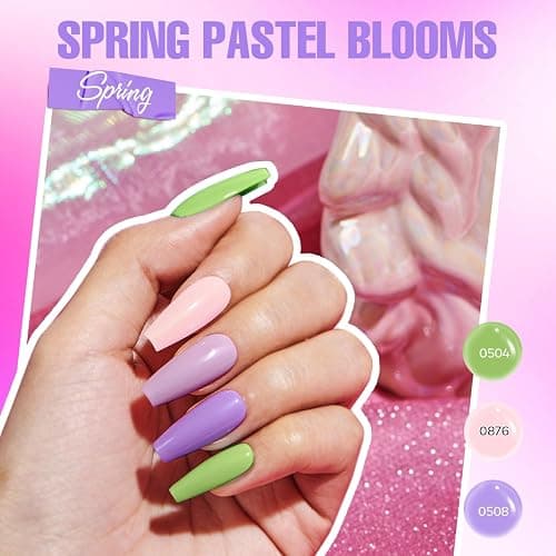 MEFA Gel Nail Polish Kit with U V Light, 32 Colors All Seasons Soak Off 60 Pcs Gel Polish Nail Set with Matte/Glossy Glitter Base Top Coat Manicure Tools Nails DIY Decorations Gifts for Women thumbnail 3
