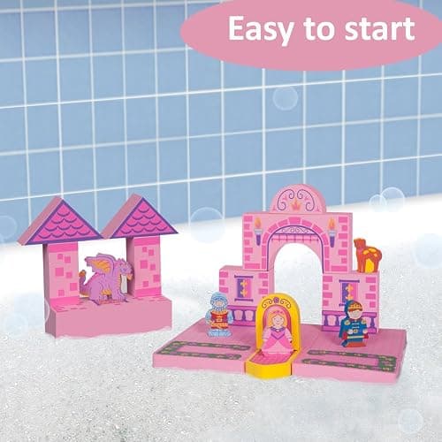 BathBlocks Floating Castle Bath Toy Princess Bath Toys thumbnail 5