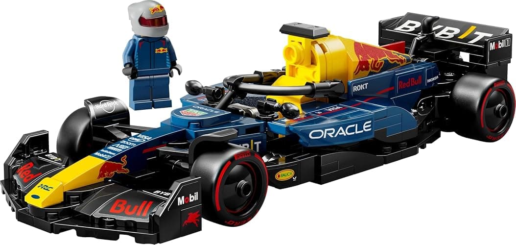 LEGO Speed Champions Oracle Red Bull Racing RB20 F1 Race Car Model with a Collectible Formula 1 Driver Minifigure - Display Set for Adult Motorsport & Racing Fans 77243 - Oracle Red Bull Racing RB20 F1 Race Car 77243 thumbnail 3