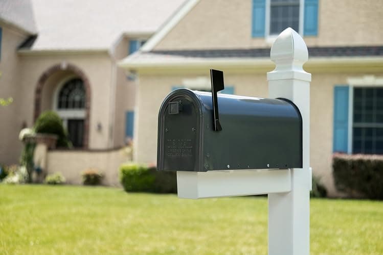Architectural Mailboxes Whitley Plastic Mailbox Post, Compatibility Code A, B, C, WP000WAM, White thumbnail 9