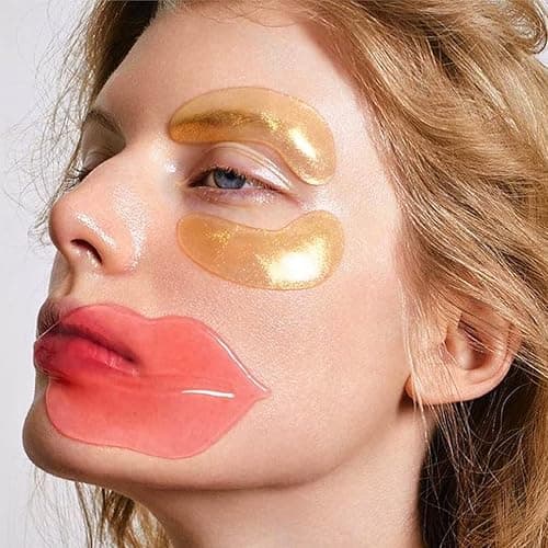 20Pcs Moisturizing/Plumping Lip Mask, Restores Moisture Mask for Dry Lips and Lines Overnight Care, Gel Treatment Masks ​ (Pink) - Pink thumbnail 6