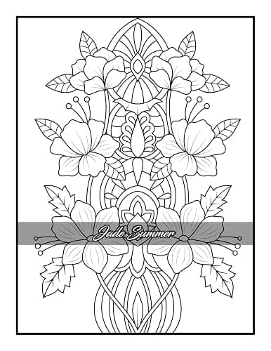 100 Amazing Patterns: An Adult Coloring Book with Fun, Easy, and Relaxing Coloring Pages thumbnail 52