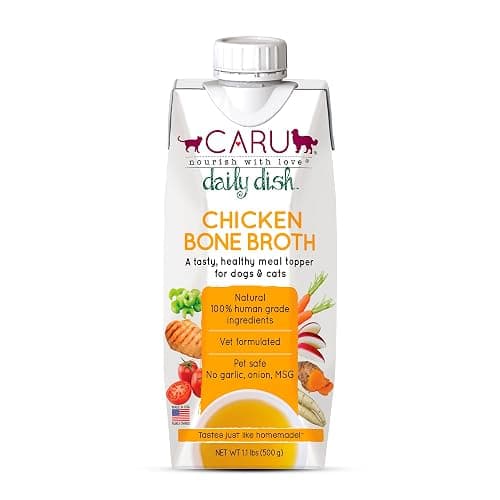 CARU Daily Dish Chicken Broth Meal Topper for Dogs and Cats - 1.1 lbs - Image 1