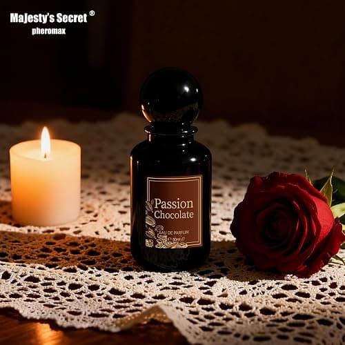 MAJESTY'S SECRET PHEROMAX Passion Chocolate Eau de Parfum for Women, 50 ml (1.7 fl oz) Long-Lasting Gourmand Perfume, Sweet Chocolate Vanilla Coffee Scent with Caramel & Amber Notes thumbnail 7
