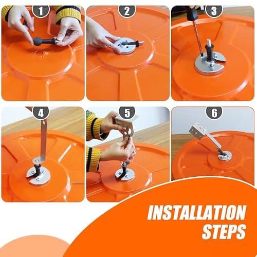 Convex Mirrors for Blind Spot - 60 cm Diameter - Round - Wall Mounted Unbreakable Surveillance Security Curved Mirror - 130 Degree Wide Angle thumbnail 9