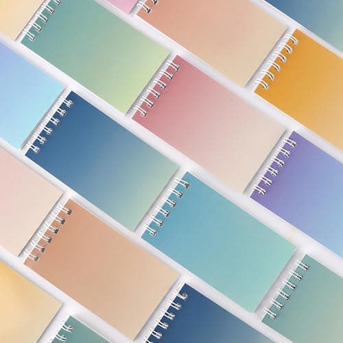 Hooqict 24 Pack Pocket Notebook Mini Notebooks Party Favors Small Spiral Notepads Mini Journal Bulk Pocket Notepad Memo Writing Pads for Classroom School Office Supplies, 3.9 x 2.4 Inches thumbnail 7